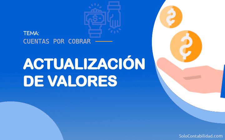 Actualización de valores - Cuentas por cobrar