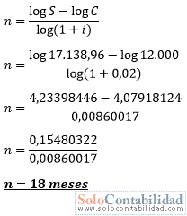 Calculo de interes compuesto