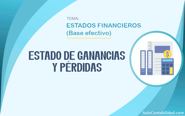 Estado de Ganancias y Pérdidas
