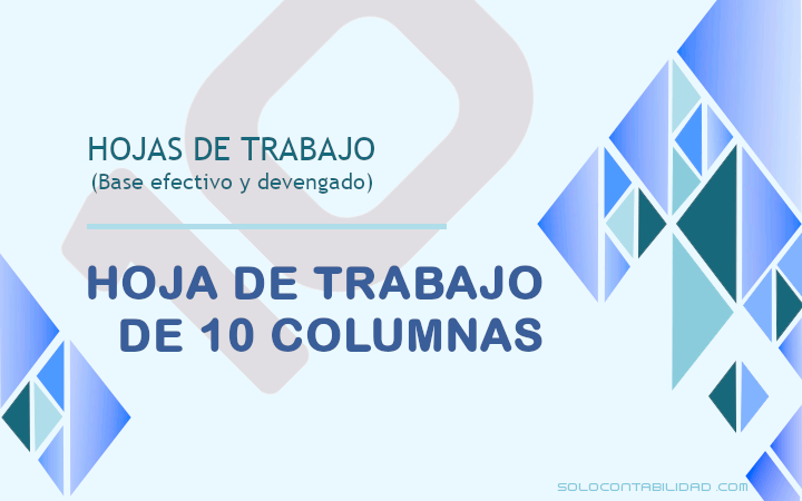 Hoja de trabajo de 10 columnas - Hojas de Trabajo
