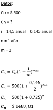 Matemáticas Financieras. - Interés compuesto– tasa nominal y efectiva de interés