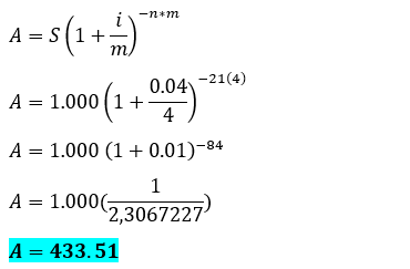 Valor requerido, capitalizable trimestralmente - Matemáticas financieras, soluciones problemas ejercicios - lista de problemas 10.  www.solocontabilidad.com